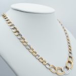 Arany noi bicolor nyaklanc 14k a074 1 – használt arany ékszer a hasznaltarany.hu piacterén