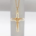 Arany kereszt medal 14k a184 1 – használt arany ékszer a hasznaltarany.hu piacterén