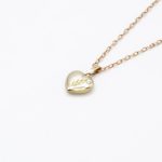 Arany vesett sziv medal 14k a188 – használt arany ékszer a hasznaltarany.hu piacterén